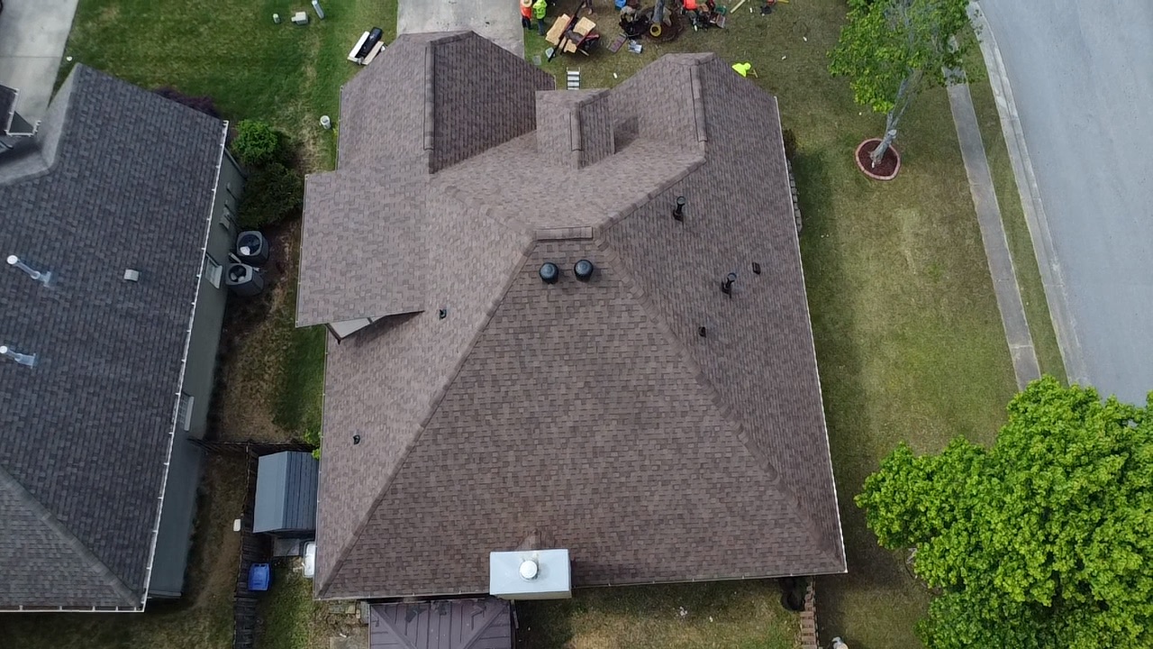 Finished IKO Cambridge architectural shingle roof installation in Trussville Alabama